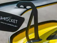Rear wing swan neck riser set 3 inch dry carbon fibre. Porsche 718 GT4 RS - 9GT827465D, 9GT827466D - SRRISERCF