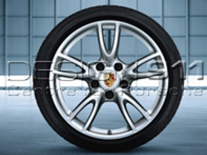 18' Carrera IV Alloy Wheels & Winter Tyres Original Porsche for 997.2 C4 / C4S / Turbo - 99704460062, 99704460162
