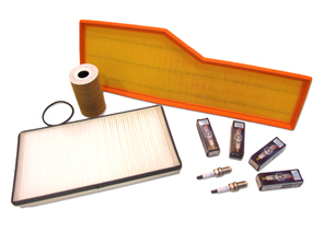 Service maintenance kit for Porsche 996 Carrera 3.6L C/2, C/4, C4S  Oil, Air Filters,  Spark plugs, + More - 99611013152, 99611013151, 90012310630, 99610722560, 99917022390, 99657221902, 00004400204