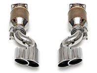 Exhaust Muffler / Silencer Bypass Pipes. Porsche 996 Turbo - 99622010900