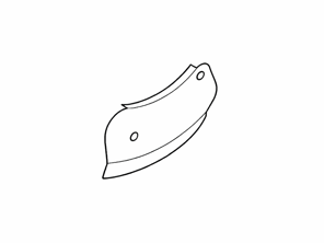 Brake disc cover plate (LOWER) REAR. Porsche Carrera GT - 98035280101, 98035280201