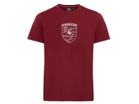 Porsche Crest T-Shirt, Bordeaux Red – Essential Collection - WAP671