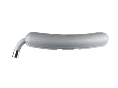 Exhaust muffler / silencer rear box. With TÜV/EEC approval. Porsche 911 1974-83 (2 In / 1 Out) - 91111102501 - 1620609100, 92.211OE