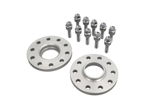 Wheel Spacers 12mm for Porsche 5/130 stud Pattern with long bolts *DesignTek - 3608000112, 3608100018
