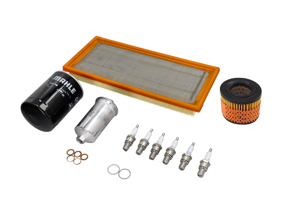 Engine Service Kit - Air/Fuel/Oil Filters, Spark Plugs & More - for Porsche 911 SC 3.0L 1978-1980 - 93010776401, 93010776403, 93011007600, 93011007602, 93011019600, 91111018502, 93011340100, 90012311830, 99917016290, 91110095601, 00004400204