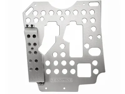 Rennline Aluminium Floor Board. Driver Side. Porsche 964 / 993  RHD - F18RH