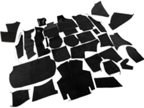 Complete interior carpet set for Porsche 964 C2/C4  Coupe LHD