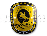 Reutter Badge, 1955 to 1961, Euro. Porsche 356 - PSP72300600