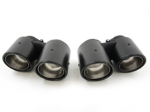 Exhaust tail pipes in carbon fibre effect. Porsche 991 S - 3606409110U