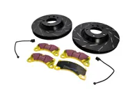 FRONT Sports Brake Disc and Pads Set. Porsche 958 Cayenne 3.0L Diesel / 958 Cayenne 3.6L Petrol - 95535140151, 95535140251, 95835193930, 95861236500