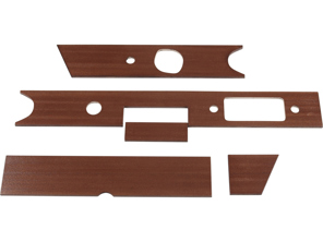 Dashboard cover set wood. Porsche 911 1965-68 LHD (Left hand drive) Cars - 90155204130