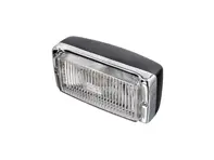 Fog lamp unit Front, Chrome / Black. Porsche 911 / 930 1974-83 - 91163120601, 91163120603/1, 91163120603 - JG.206.01