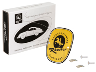 Reutter Badge, 1962 to 1963. Porsche 356 - PSP72300400, PCG72300400