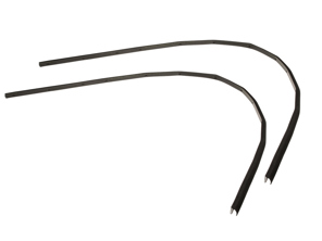 Inner door felt seal set Left and Right. Porsche 911 / 964 - 91154240303, 91154240403 - 47954/47955