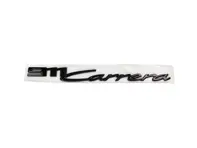 '911 Carrera' rear badge, in High-Gloss Black. Porsche 992 Carrera - 992853675K041, 992853675J041