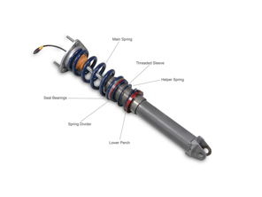 Coilover sleeve conversions kit, Front. Porsche 991 / 981 - 2320031, 2320032, 2320033