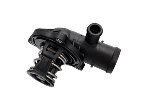 Water pump thermostat housing with insert and gasket. Porsche 957 Cayenne Diesel - 95510603200