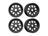 Outlaw52 001 alloy wheel set 16' Asphalt Black. Porsche 911 - 001AB-67053+23, 001AB-68053+10
