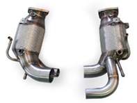 Sports exhaust catalytic converter with GPF Porsche 991.2 - P0.014.C01