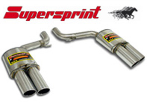 Exhaust Muffler / Silencer Rear 'Racing' . Porsche Panamera Turbo 4.8L  Supersprint - 247046, 247026