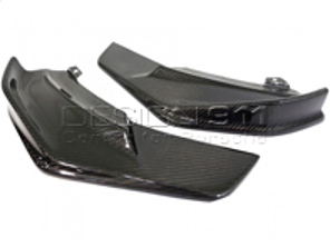 Rear diffuser splitter, Carbon. Porsche 718 Boxster - PS05B071-CF