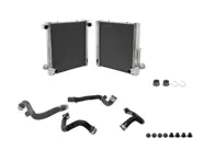 Aluminium radiator for water coolant fluid & hoses SET OF 2. Porsche 981 Boxster / 981 Cayman / 991.1 - 99110613103, 99110613203 - 7067, 7066