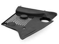 Pollen filter housing cover, Black. Porsche 996 / 986 Boxster - 9965725610201C, 9965725620201C, 9965725670101C, 99907314301, 99907314309, 99950009200, 99959004540