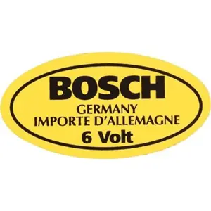 Sticker '6 Volt' for Porsche 356 - PCG70100800
