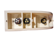 LED rear tail lamp housing set Porsche 911 1969-1989 - 91163140, 91163140333, 91163140433, 91163140330, 91163140430, 90163140303, 91163140403