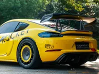 DRS-1 Swan Neck Rear spoiler and 3' riser kit carbon fibre. Porsche 718 Cayman GT4 - 9GT825871A, 9GT825871AA3G, 9GT827465D, 9GT827466D