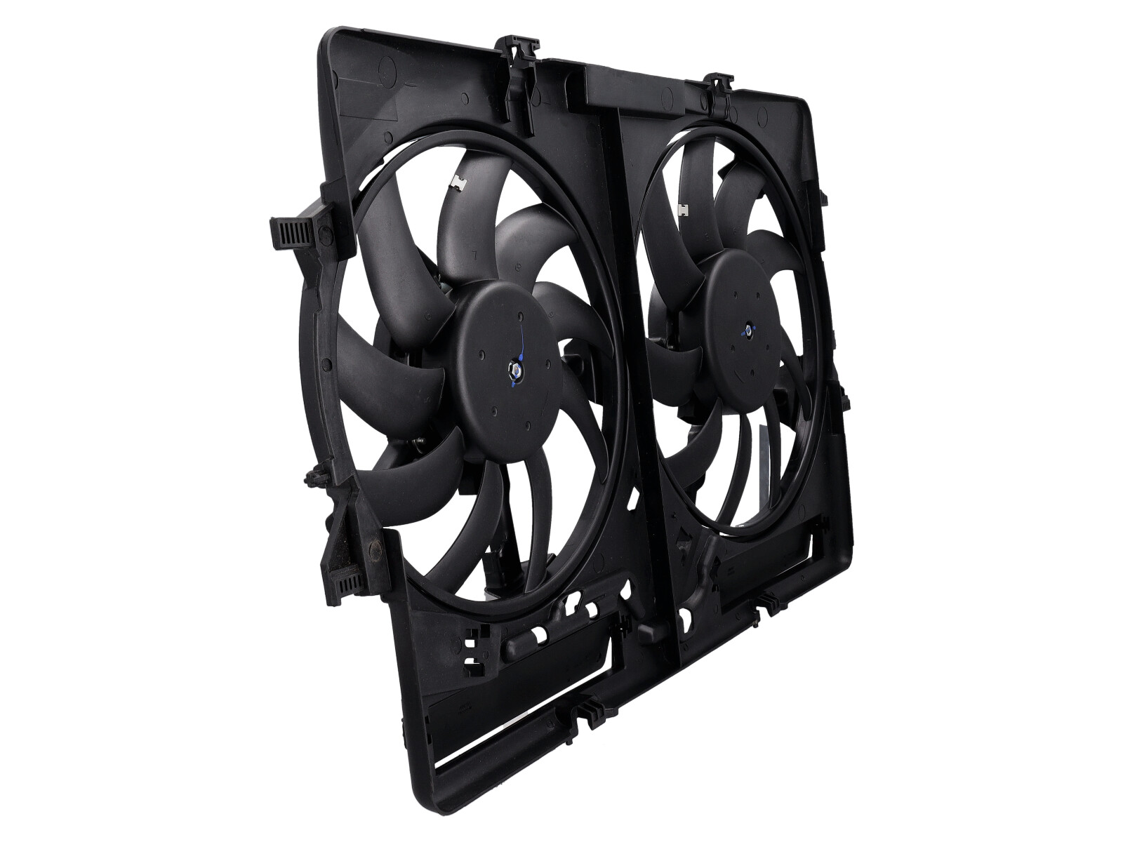 Water radiator fans with cowling. Porsche 95B Macan 2.0L 9A712100315 ...