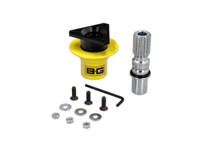 B-G Racing Steering wheel quick release weld-on - 3 point - BGR700, BGR701