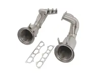 Exhaust race headers with cat bypass. Porsche 992 GT3 / 992 GT3RS - 0PB254400F, 0PB254400E, 0PB254450F, 0PB254450E, 0PB254400h, 0PB254400j, 0PB254450h, 0PB254450j