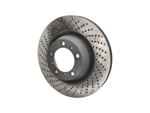 Brake disc rotor, Rear. Porsche 997 TURBO / 997 GT3 (OE Part No 99735240502 /99735240602) - 99735240501, 99735240601, 99735240502, 99735240602, 99735240503, 99735240603, 205883C, 205884C