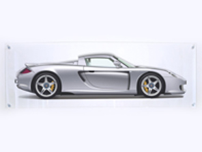 PORSCHE CARRERA GT. Transparent Plexiglass Panel