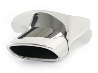 Exhaust tail pipes, polished. Porsche 993 Carrera S / Turbo Look C4S 1996>> - 99311125256, 99311125152, 99311125252, 99311125157