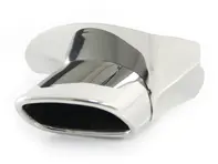 Exhaust tail pipes, polished. Porsche 993 Carrera S / Turbo Look C4S 1996>> - 99311125256, 99311125152, 99311125252, 99311125157
