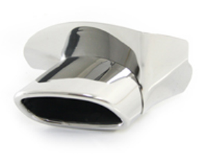 Exhaust tail pipes, polished. Porsche 993 Carrera S / Turbo Look C4S 1996>> - 99311125256, 99311125152, 99311125252, 99311125157