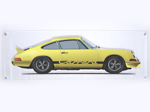 PORSCHE 2.7 CARRERA RS. Transparent Plexiglass Panel