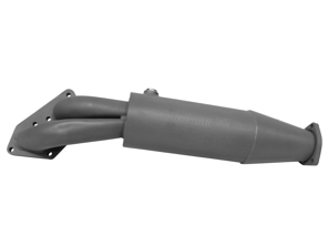 Pre-silencer. Made of steel with grey paint.  PORSCHE 911 1974-89 with TÜV/EEC approved - 92.100, 92.100S, 93011118301, 93011118303, 1620500200, 1620500300 - 92.100, 1620500200