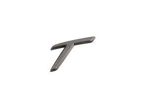 Inscriptions/Lettering 'T' Agate Grey, Rear. Porsche Macan 95B.2 / 982 Boxster / 982C Cayman Turbo - 982853675K
