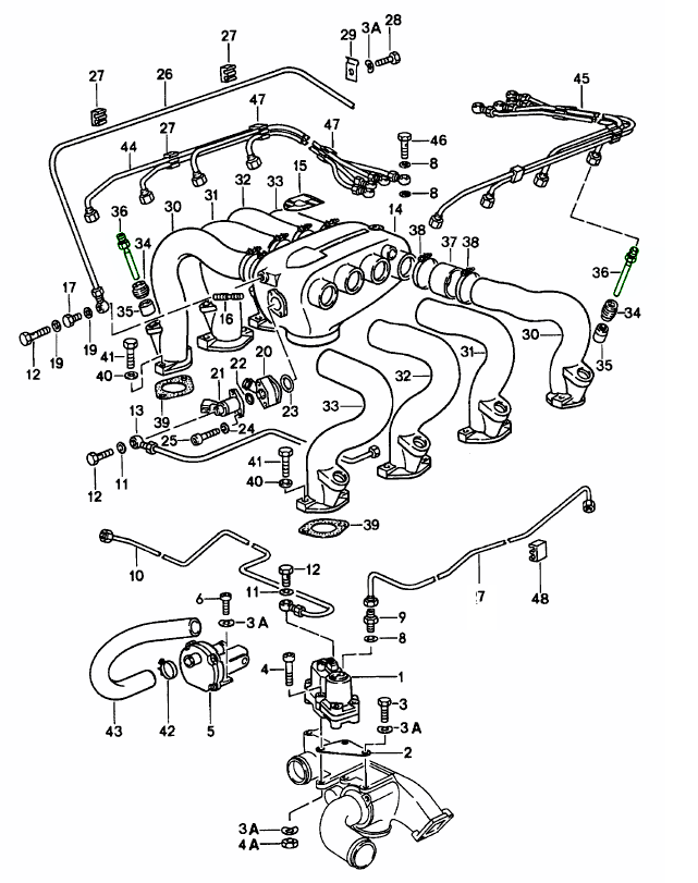 Porsche 928 Fuel injector 92811022500 92811022500 Design 911