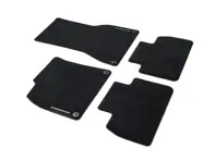 Floor mats with Nubuk surround, Black. Porsche 95C (H2) Macan Electric LHD - Left hand drive - 95C864435BLK