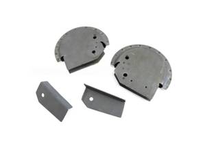 Hinge pocket set bonnet. Porsche 356 Speedster / Convertible D / Roadster - 356 51205, 35651205, 64450201520 - PP160HP, P160HP