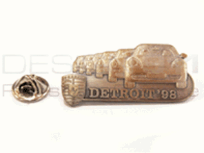 Pin Badge 'Porsche - DETROIT '98'