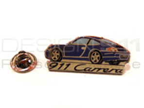 Pin Badge 'Porsche 911 Carrera' Blue