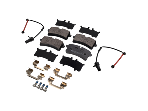 Brake pads Rear with Accessories, Zimmerman Standard Range. Porsche 95B Macan Turbo - 24643.170.2, 95B698451, 95B698451A, 95B698451B, 95B698451L - 24643.170.2