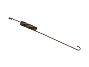 Seat tension / adjuster spring. Porsche 356B T5 / 356 CARRERA GT 1600 - 64452133300 - 00333125446