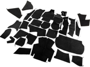 Complete interior carpet set for Porsche 964 C2/C4  Cabriolet  RHD