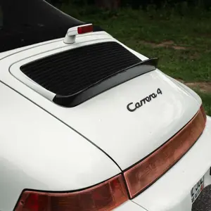 Decklid rear spoiler Carbon Fibre by Rennline. Porsche 964 - 96451201700 - E322, E322-ABS